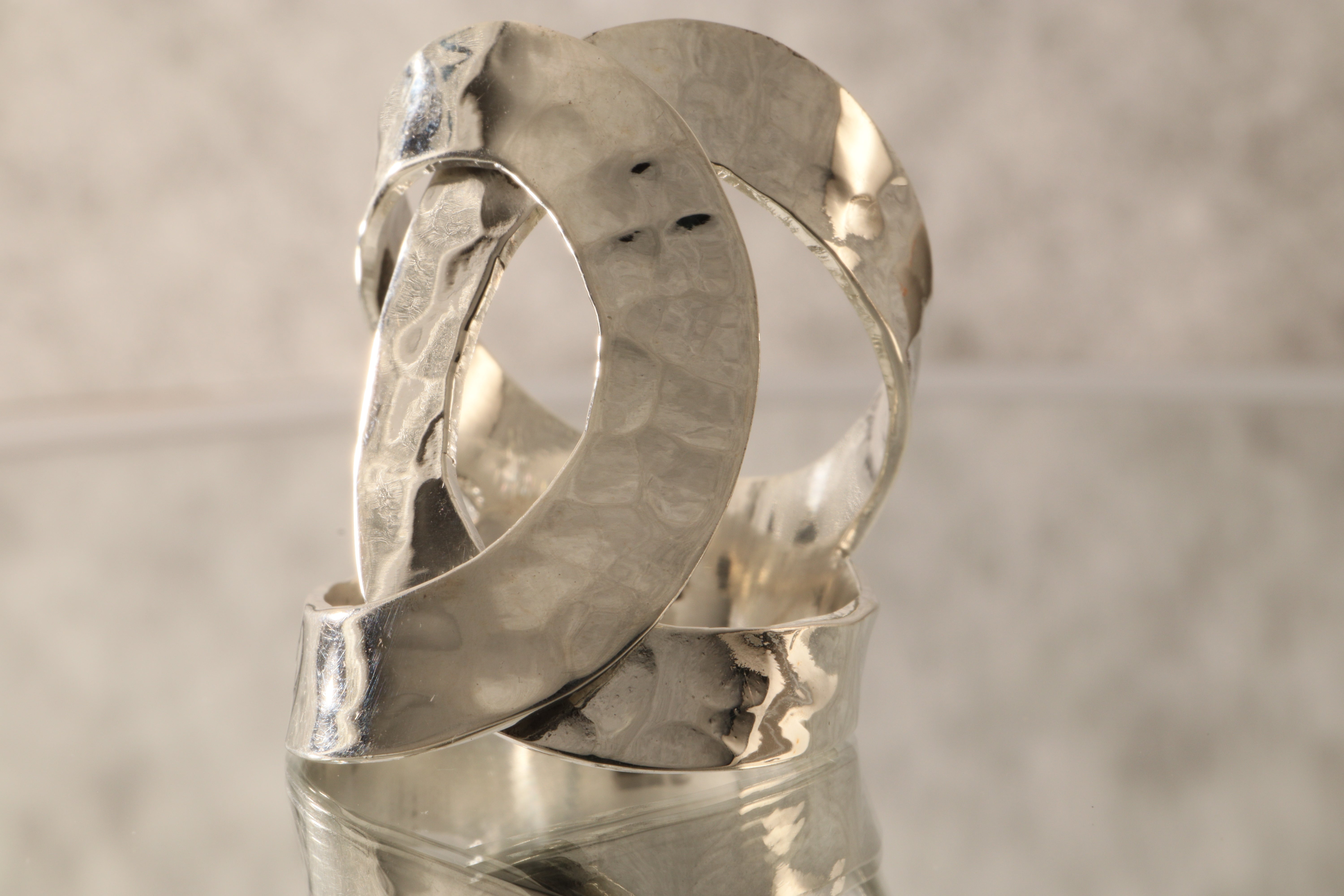 Interwoven Paths Ring - 11 grams of 925 Silver