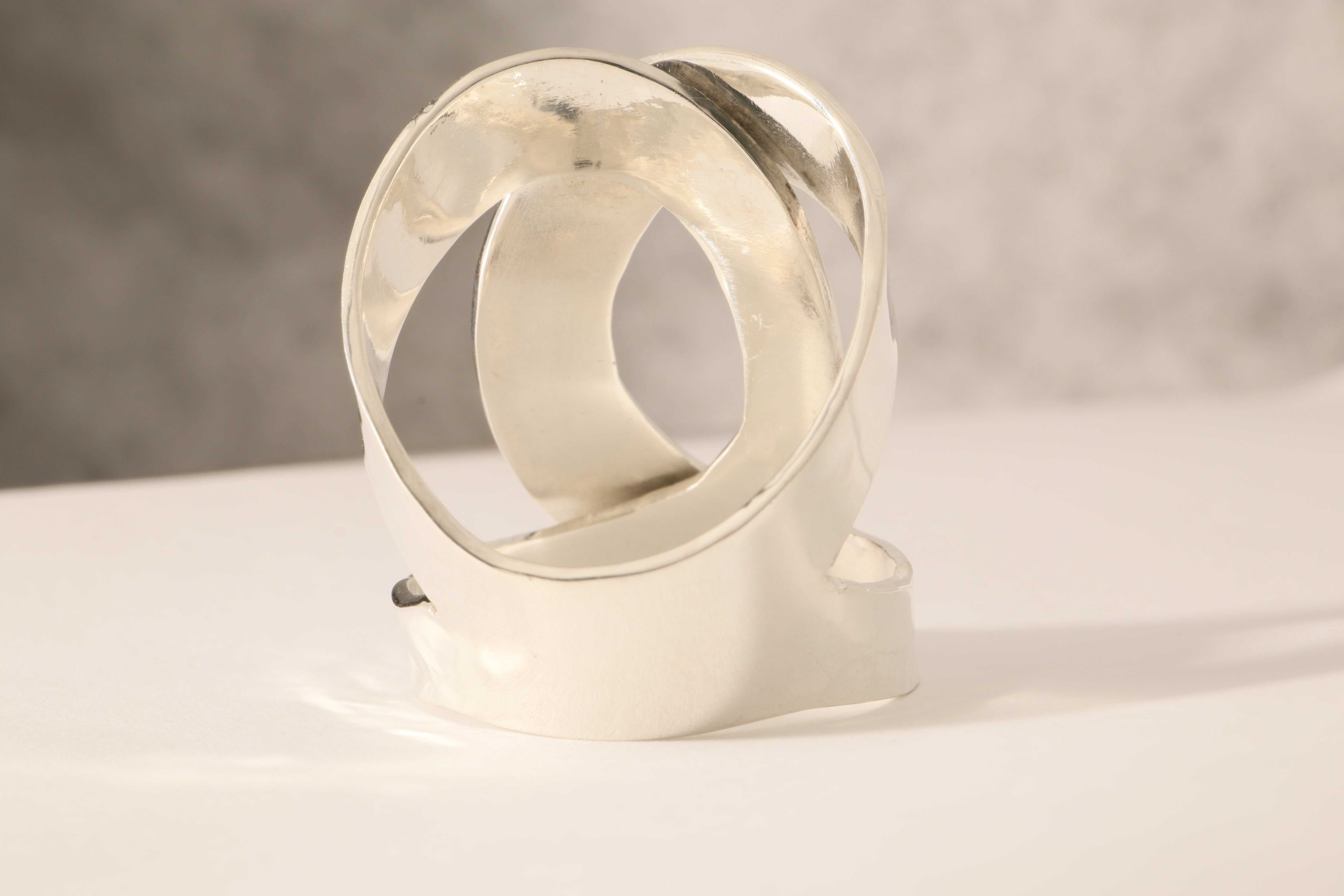 Interwoven Paths Ring - 11 grams of 925 Silver