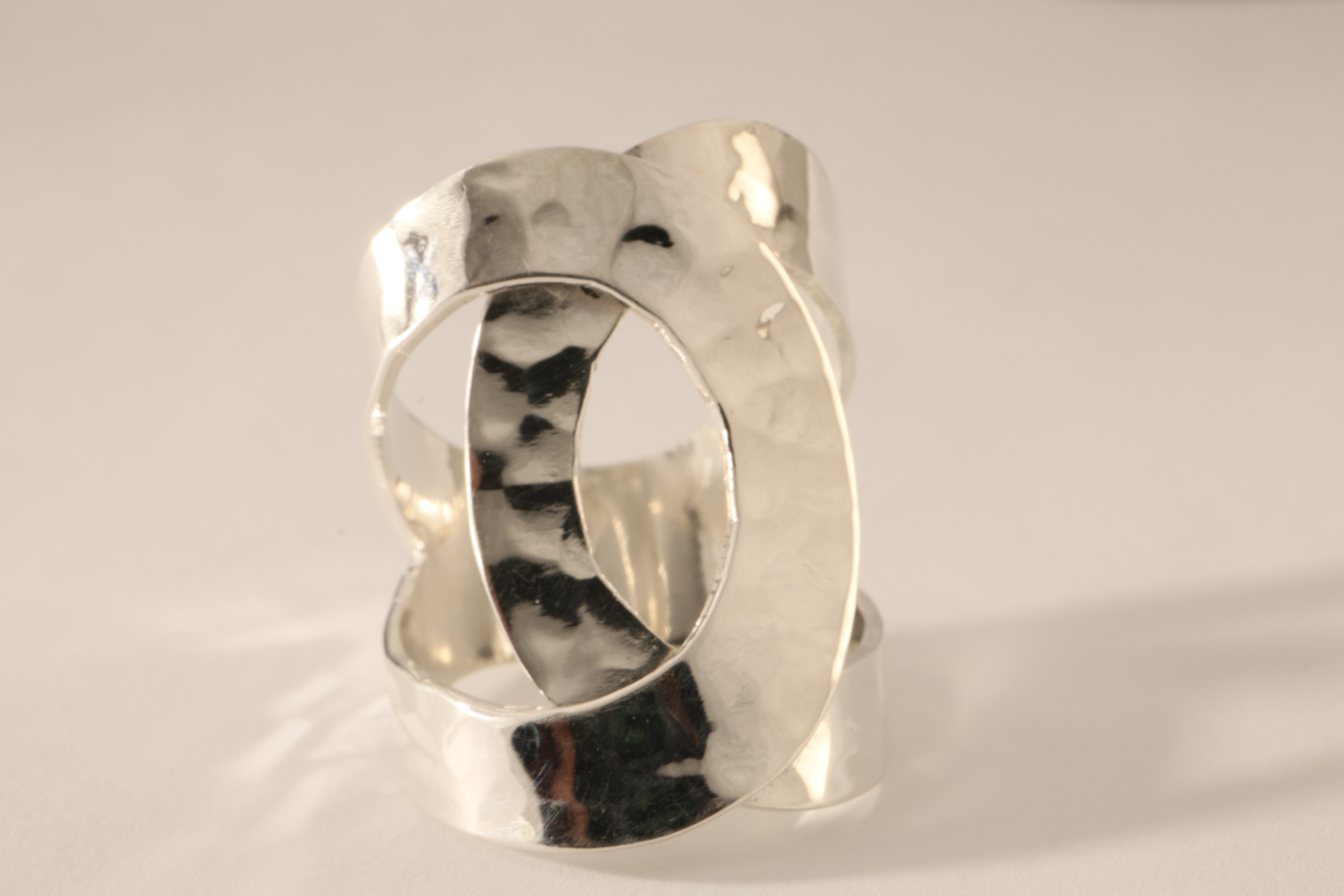 Interwoven Paths Ring - 11 grams of 925 Silver