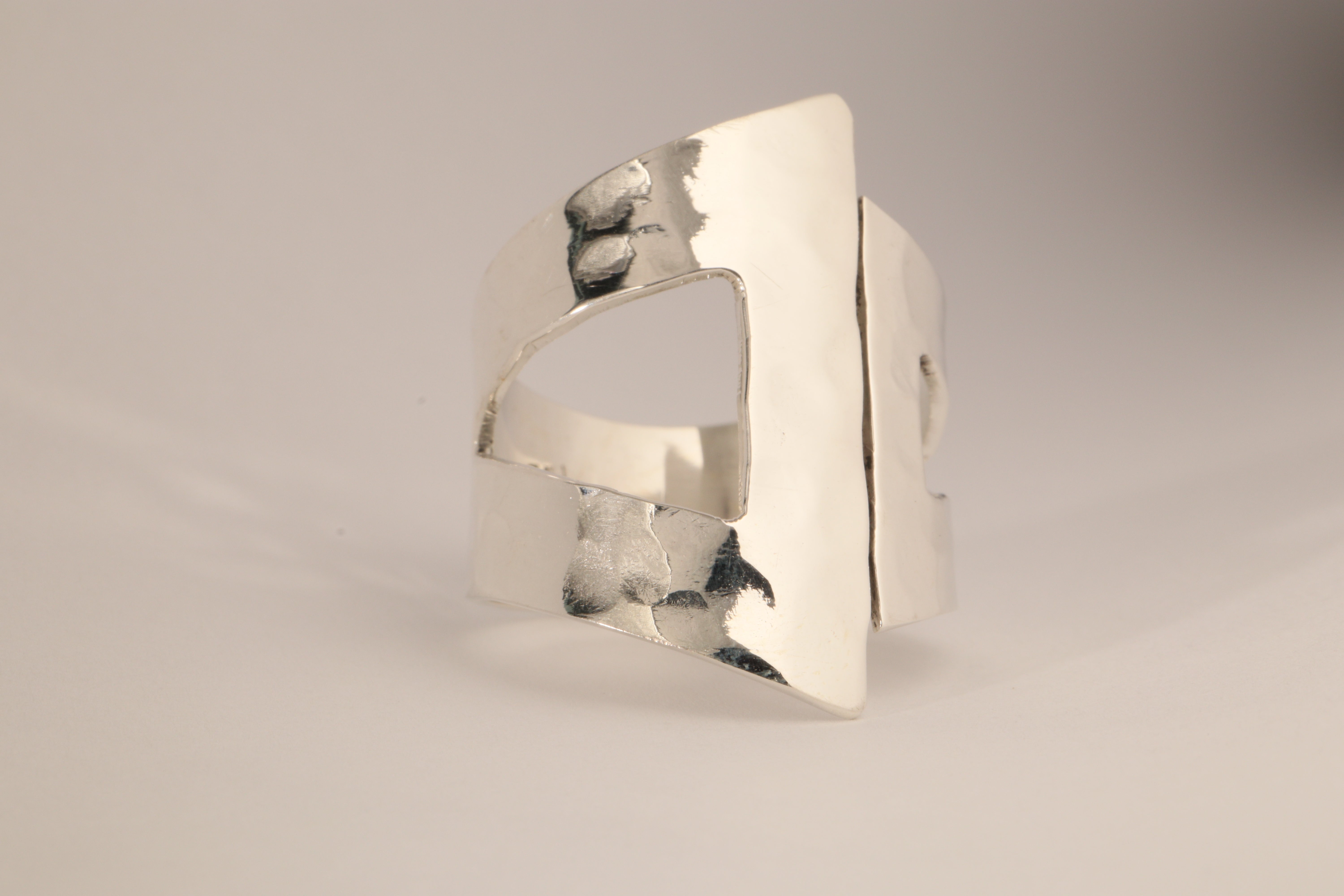 Echoes of Light - 925 Silver Open Band Ring