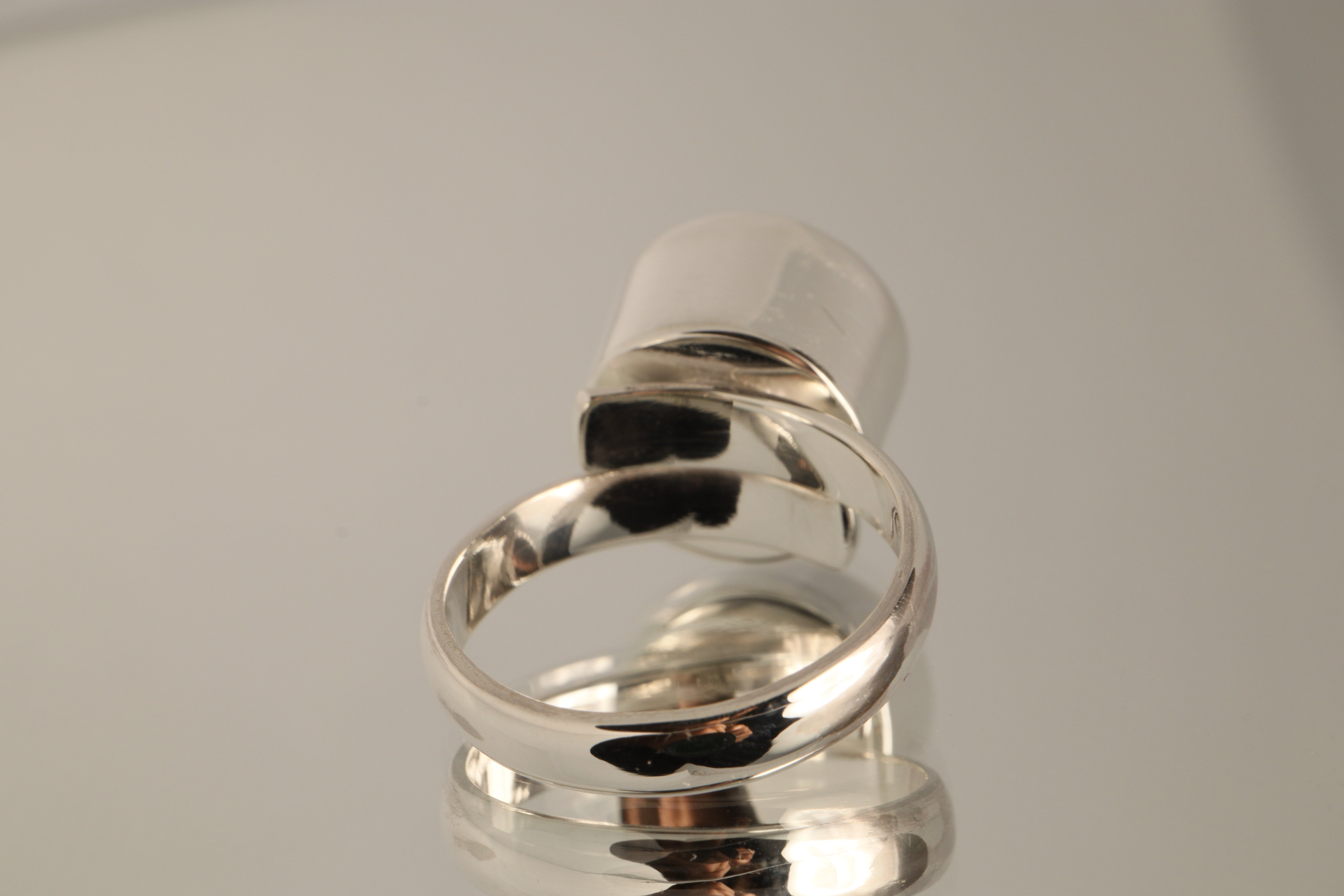 Moonlit Grace – Adjustable Pearl Ring in 925 Sterling Silver