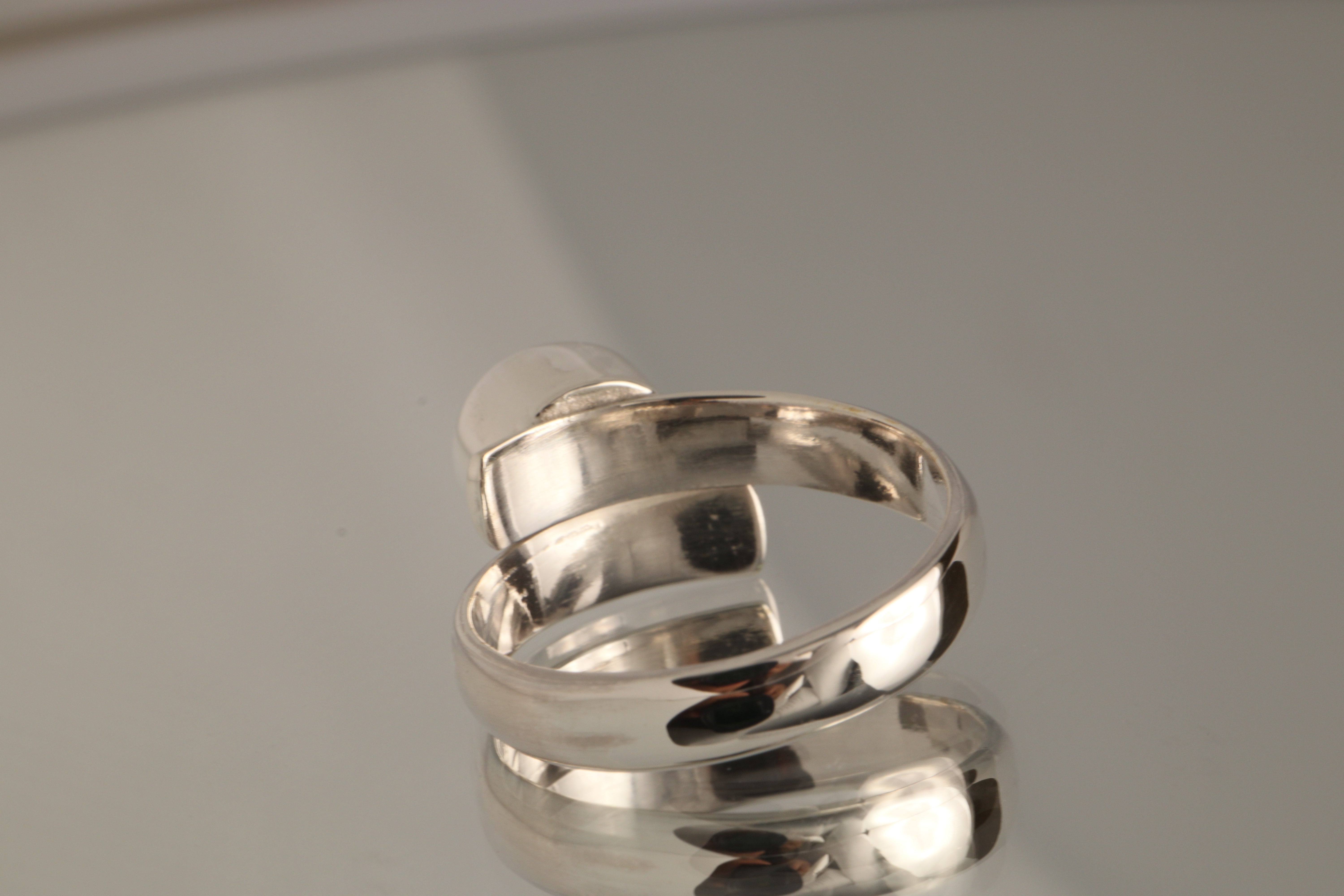 Moonlit Grace – Adjustable Pearl Ring in 925 Sterling Silver