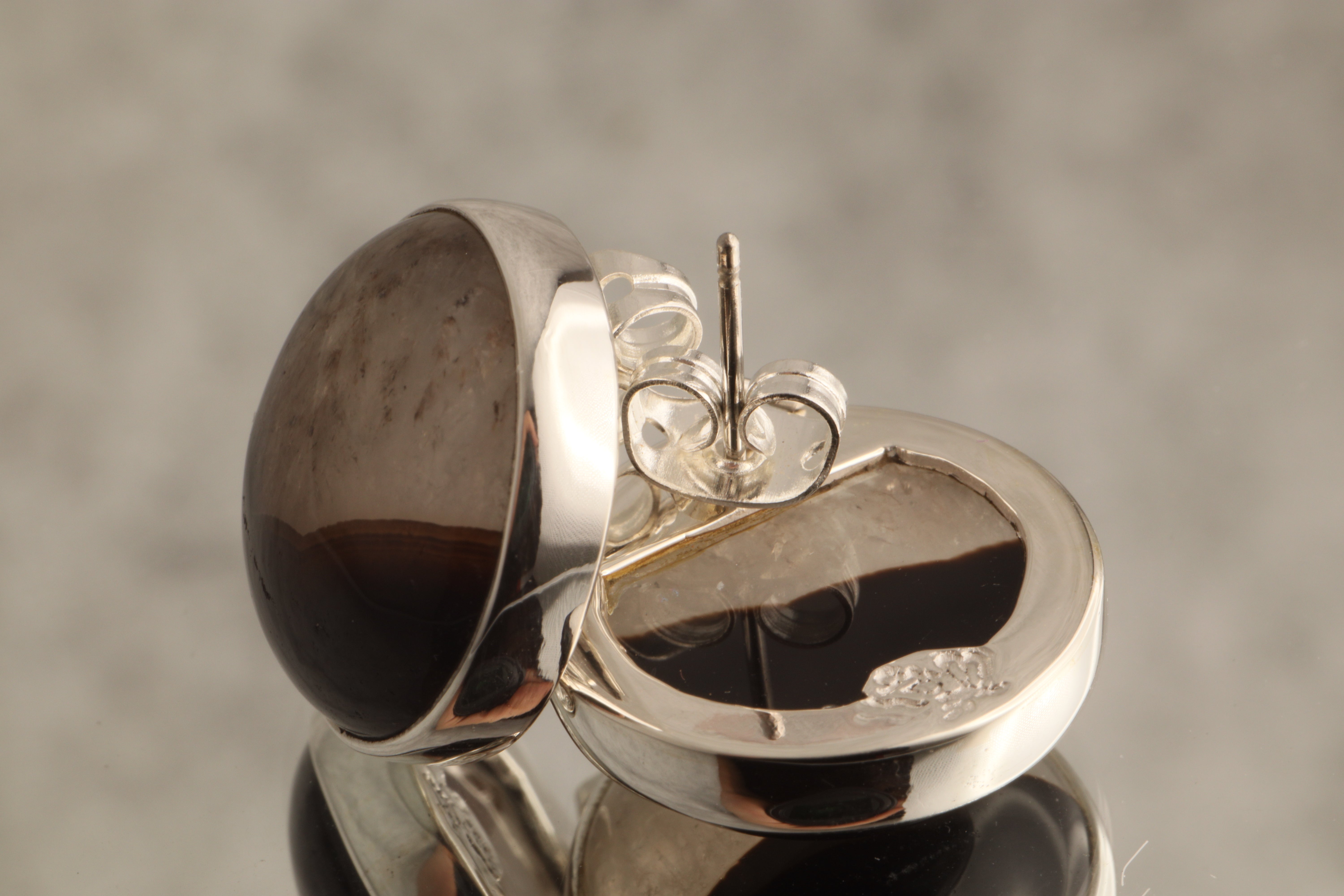 Midnight Cascade – Agate Druzy Earrings in 925 Sterling Silver