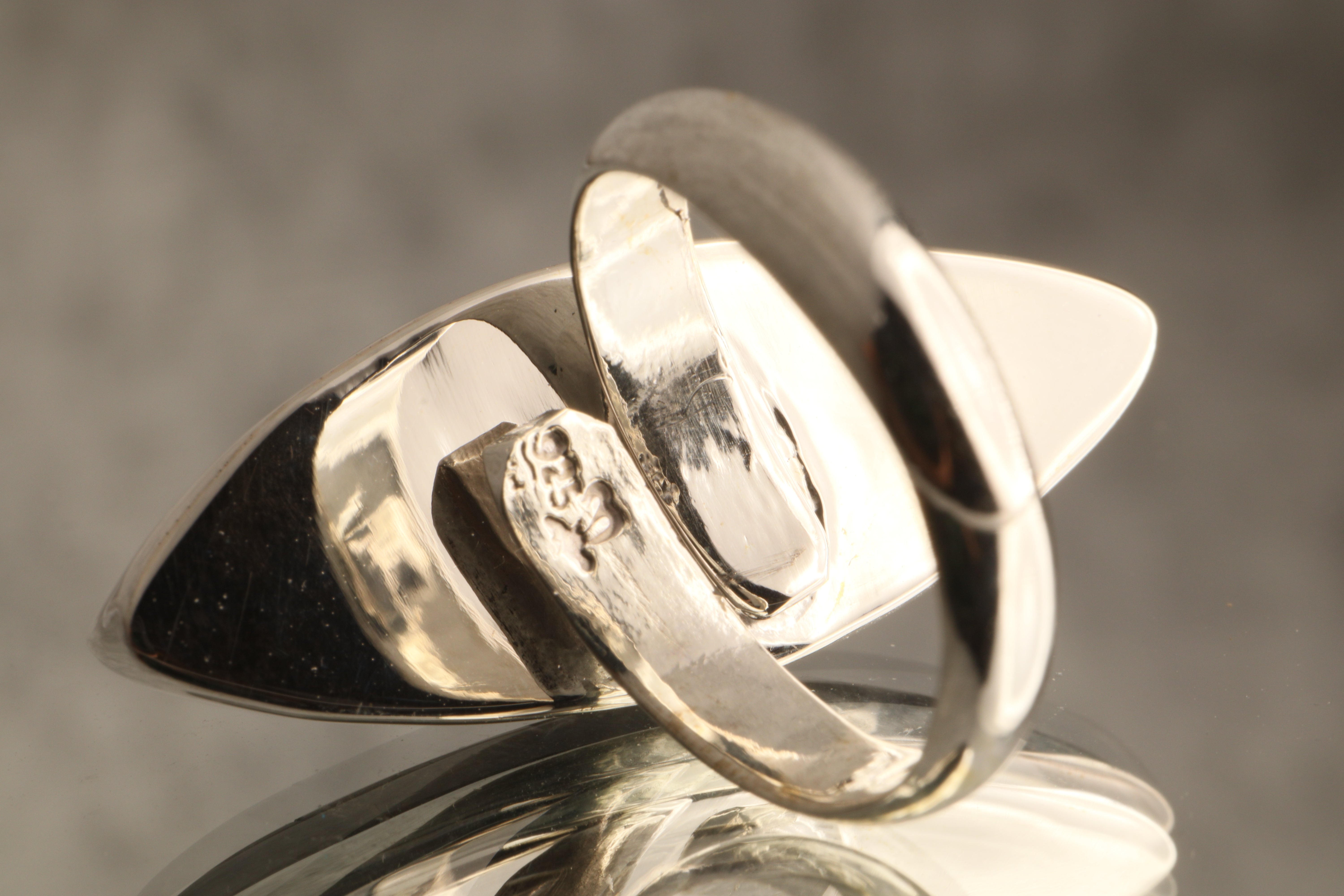 Aurora's Veil - Labradorite 925 Silver Adjustable Ring