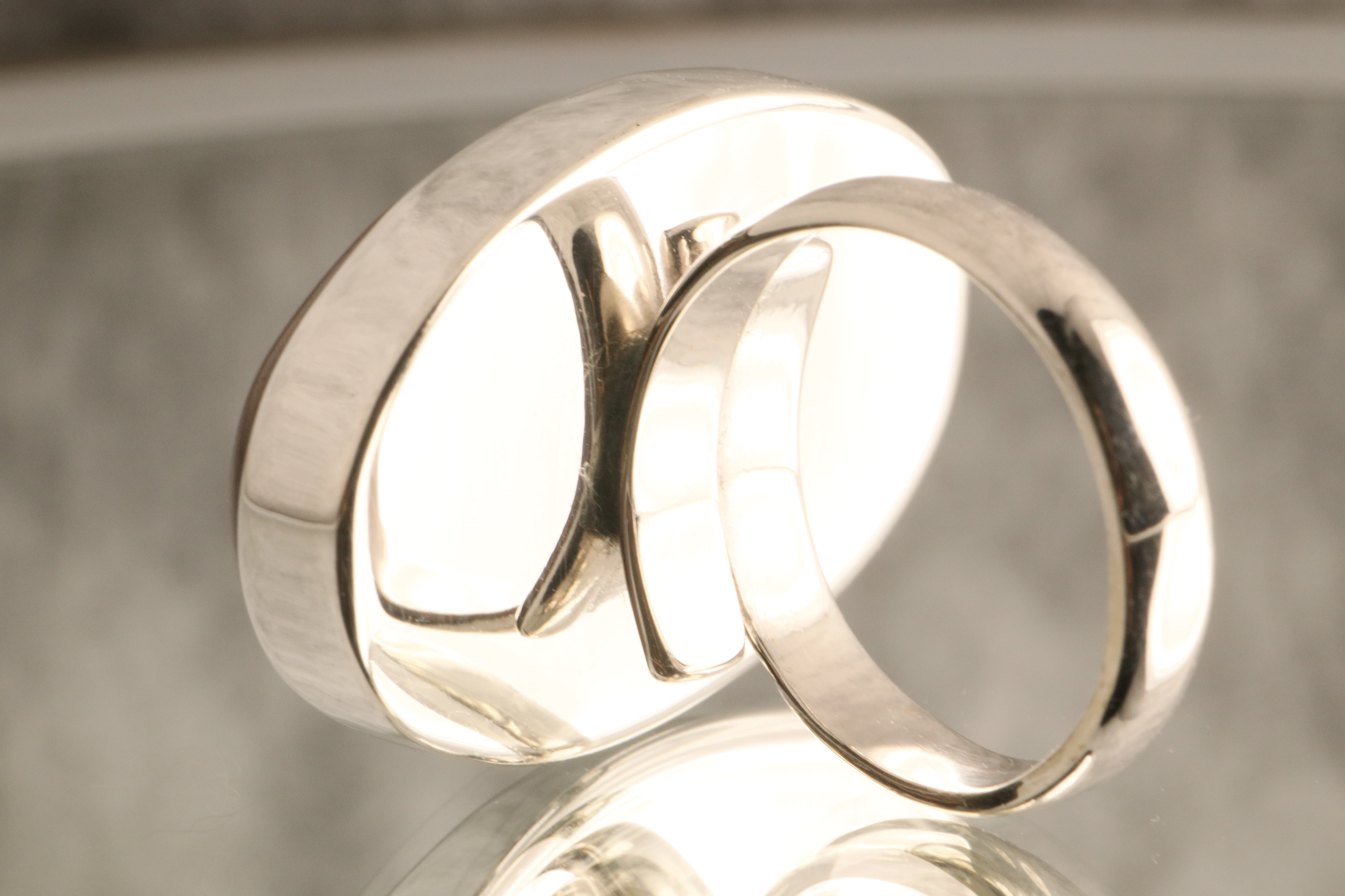 Golden Vigil - Tiger's Eye 925 Silver Adjustable Ring