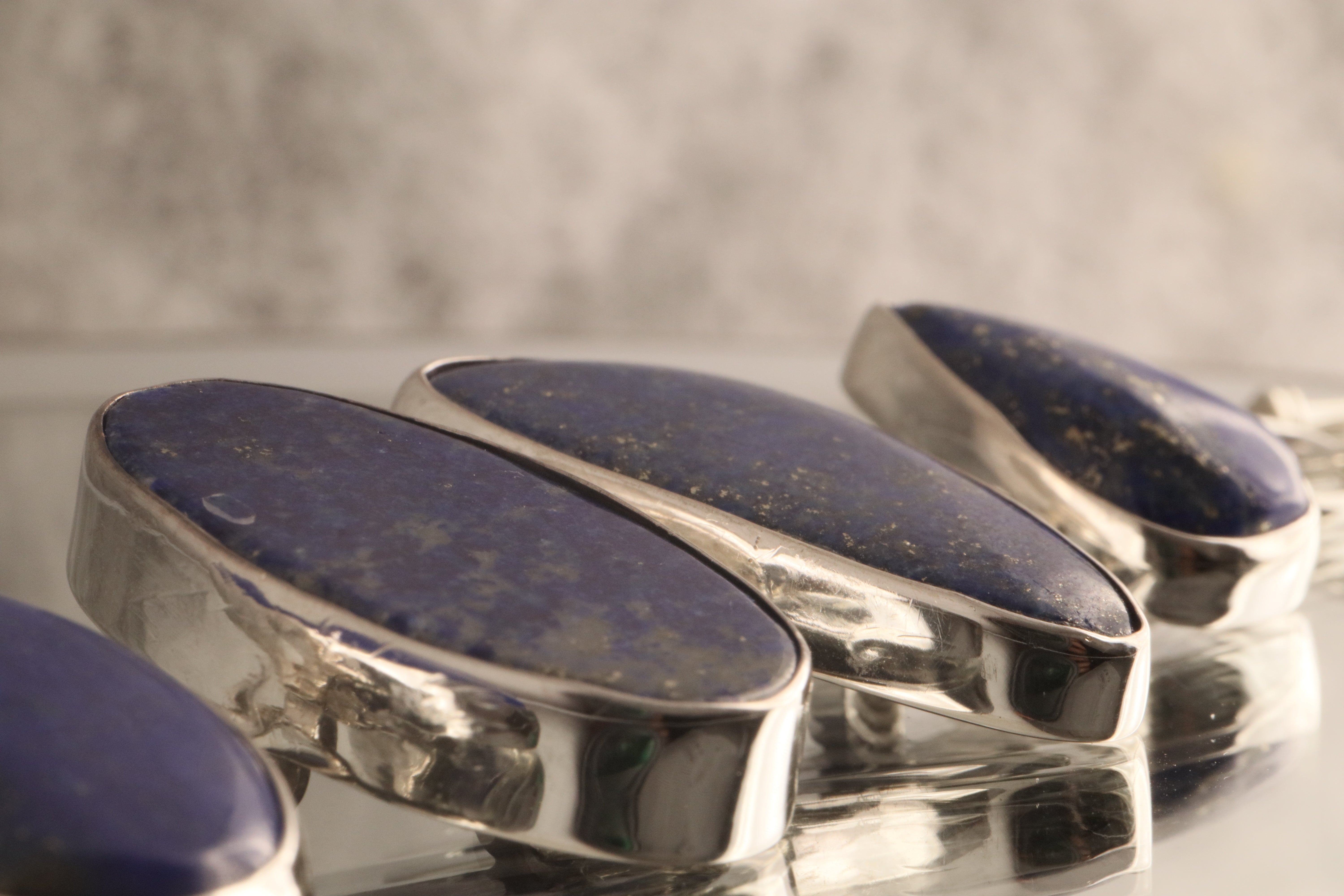 Celestial Dream - Lapis Lazuli 925 Silver Bracelet
