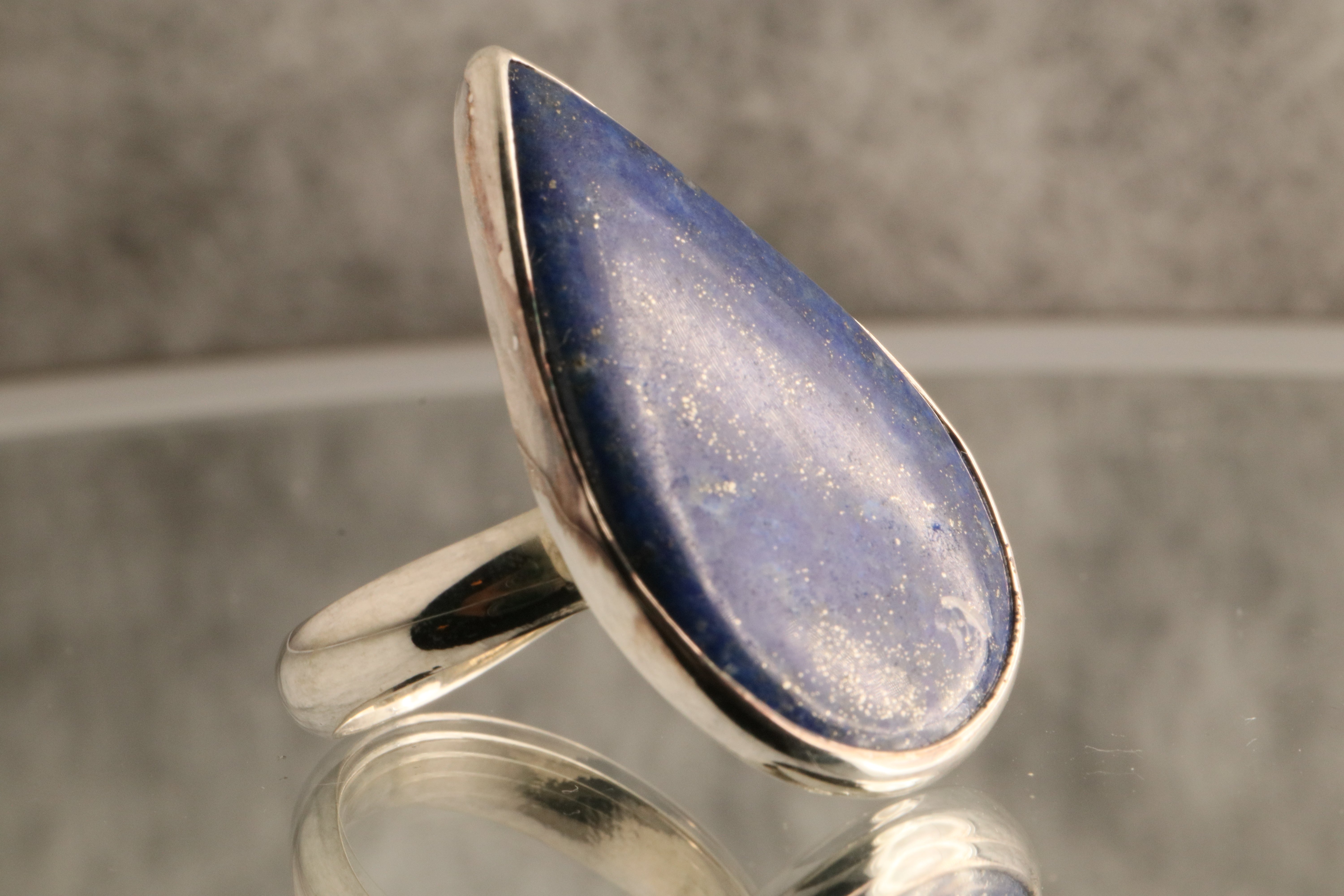 Celestial Midnight - Lapis Lazuli 925 Silver Ring