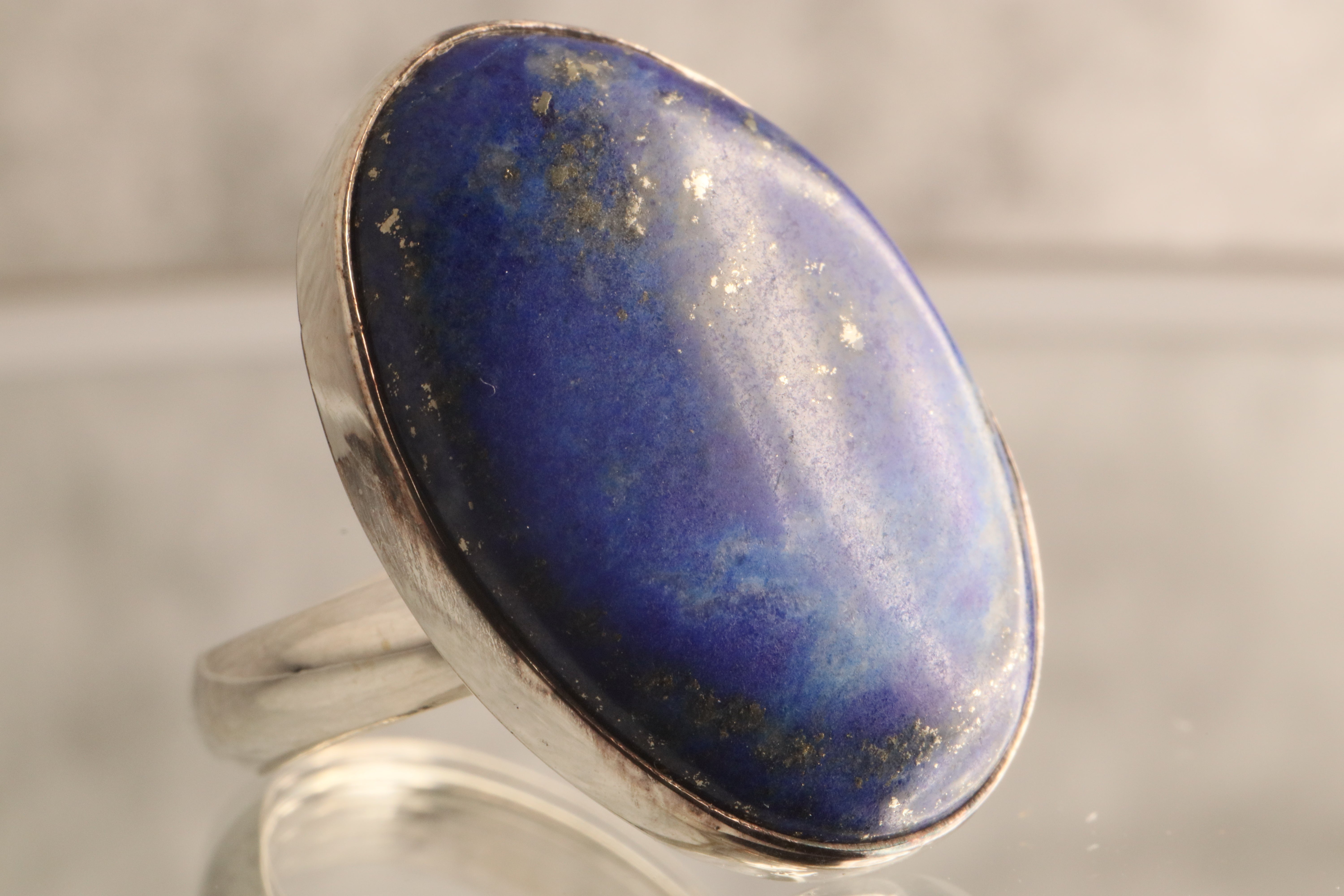Celestial Midnight - Lapis Lazuli 925 Silver Ring