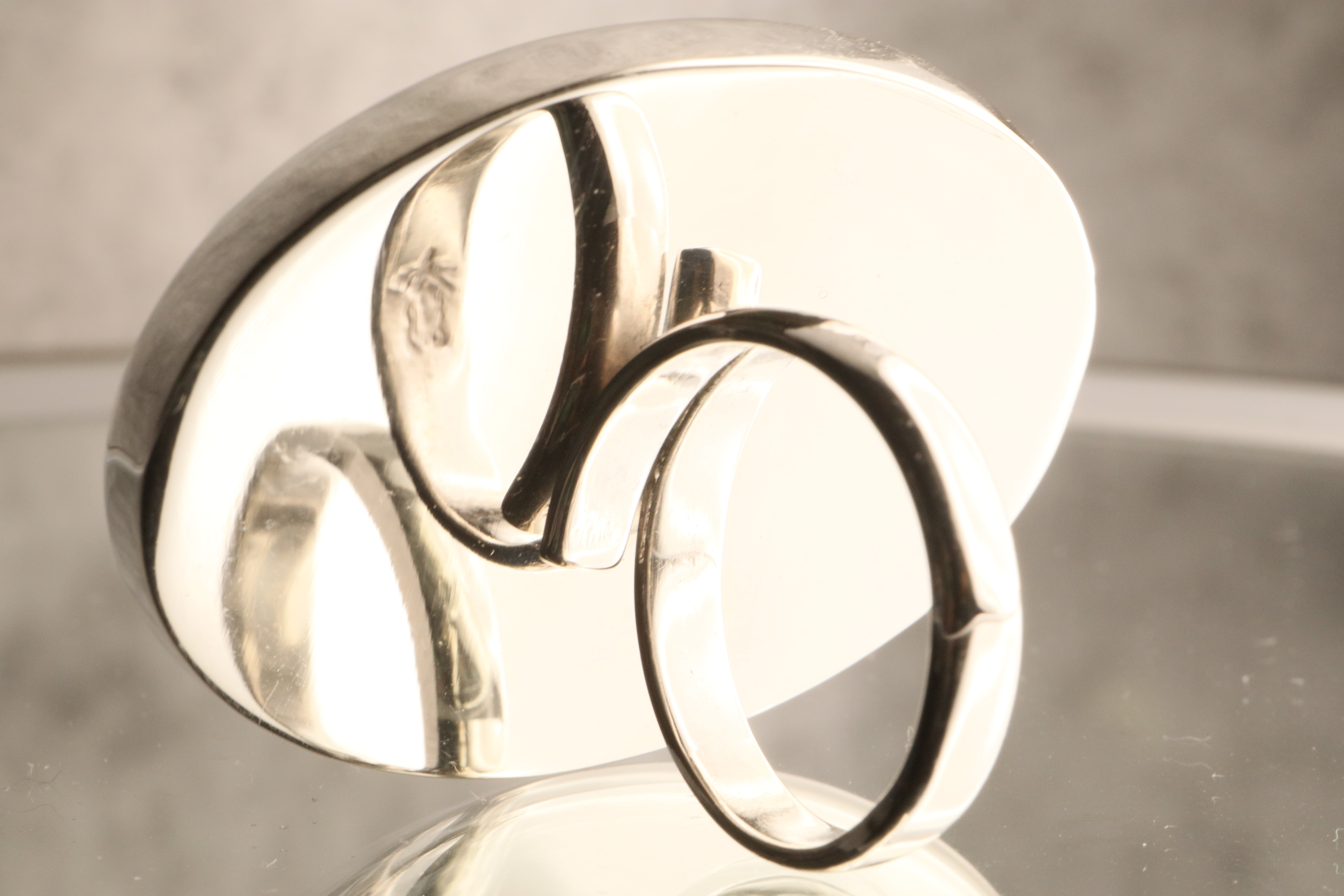 Shadow Stone - Onyx 925 Adjustable Silver Ring