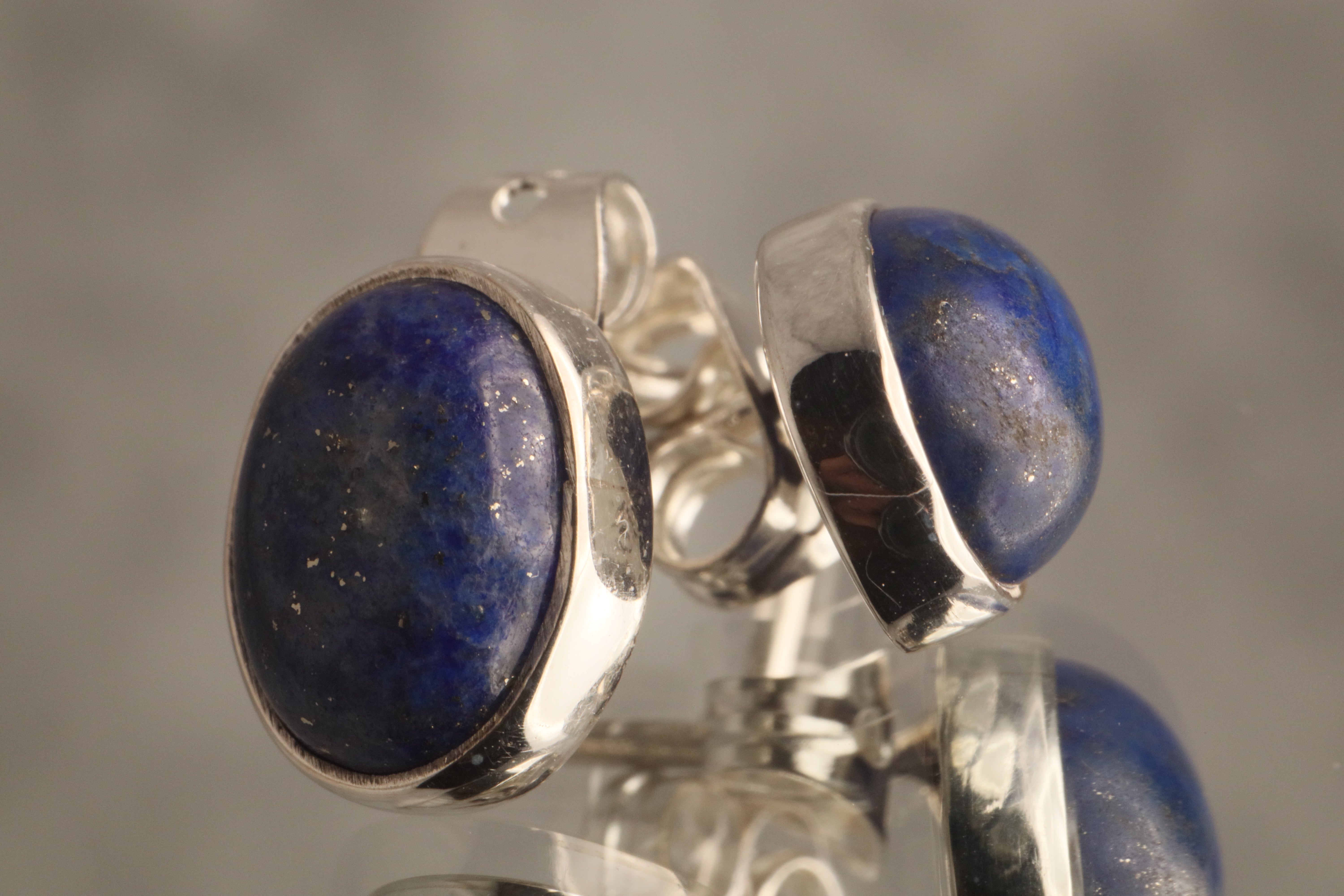 Celestial Wisdom - Lapis Lazuli 925 Silver Earrings