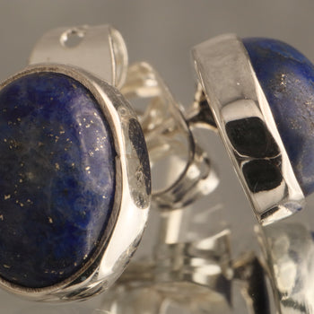 Celestial Wisdom - Lapis Lazuli 925 Silver Earrings