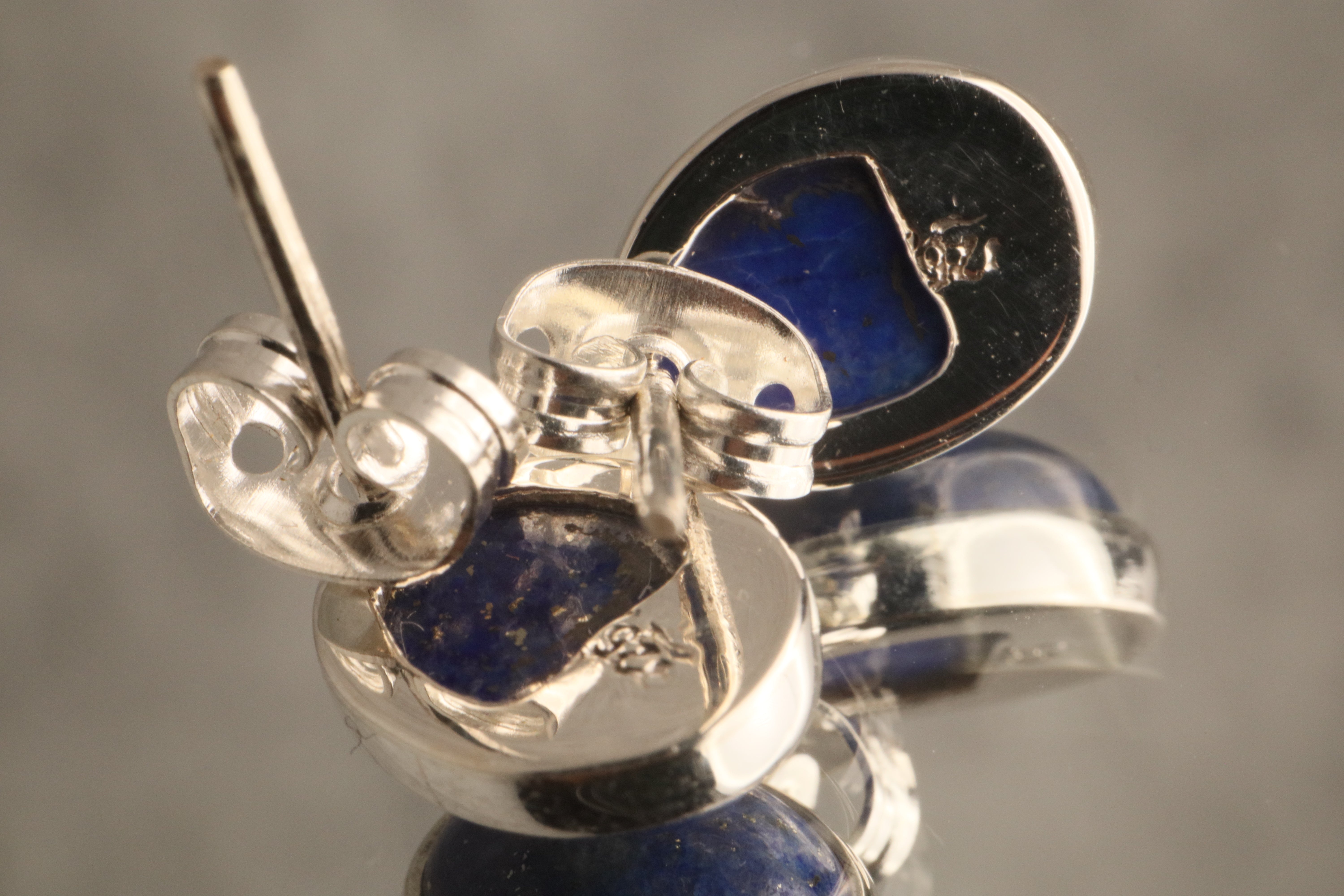 Celestial Wisdom - Lapis Lazuli 925 Silver Earrings