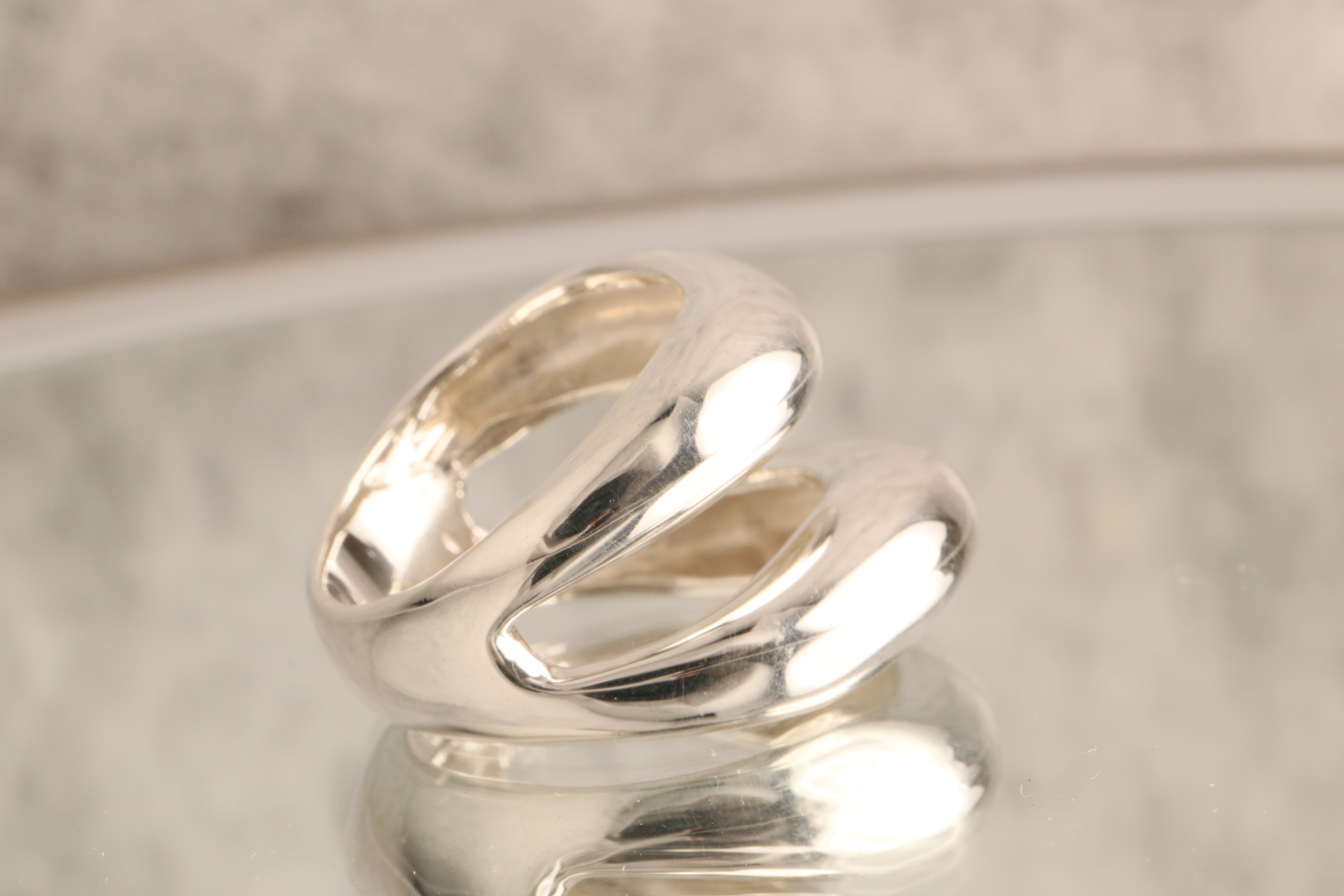 Embrace of Elegance - Over 10 Grams Of Sterling 925 Silver Ring