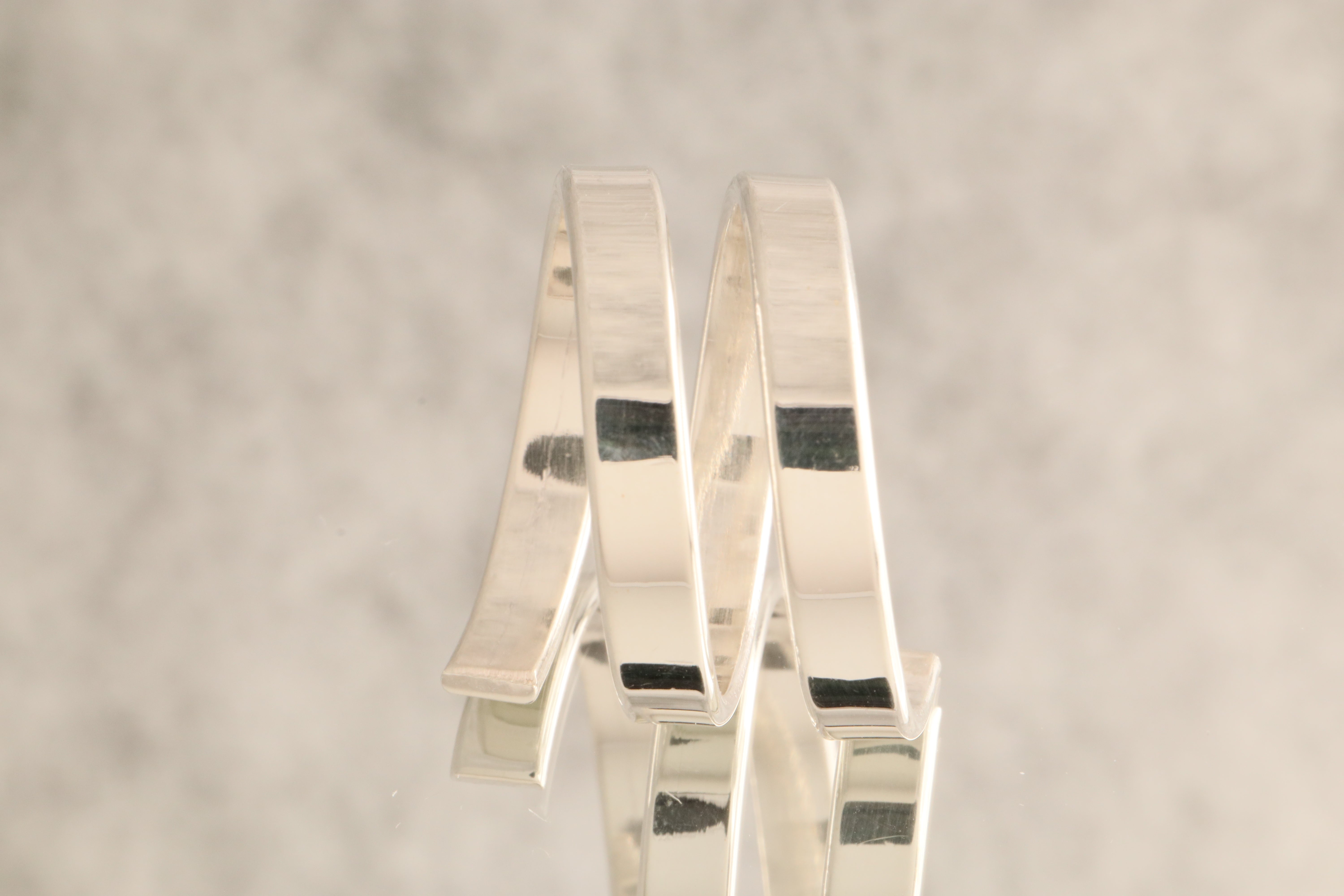 Infinite Flow - Almost 7 Grams Of 925 Silver Spiral Wrap Ring