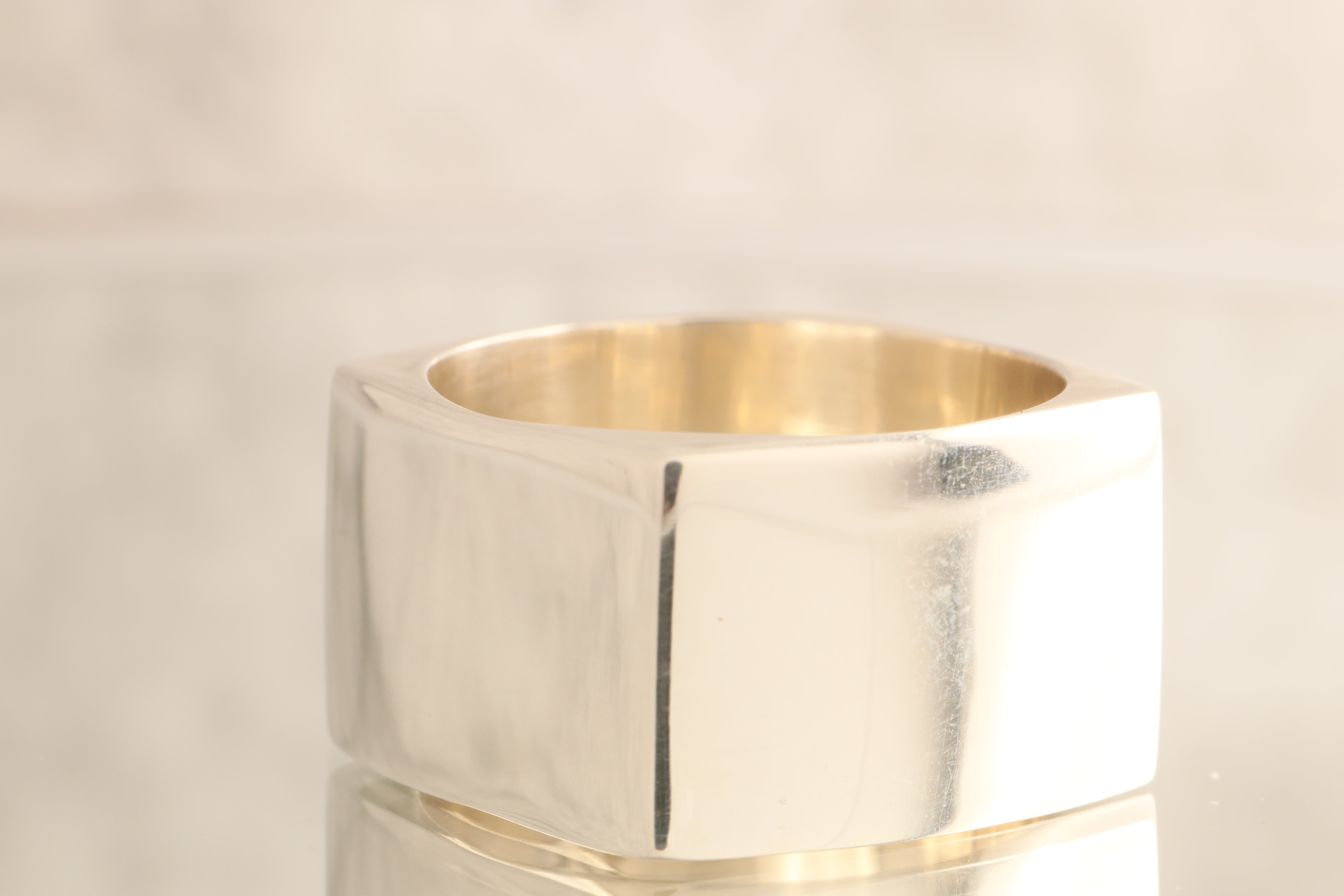 Elemental Form - Over 14 Grams Of 925 Sterling Silver Bold Ring