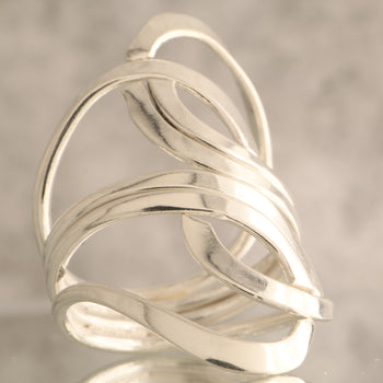 Flowing Vine - Over 7.5 Grams Of 925 Sterling Silver Ring
