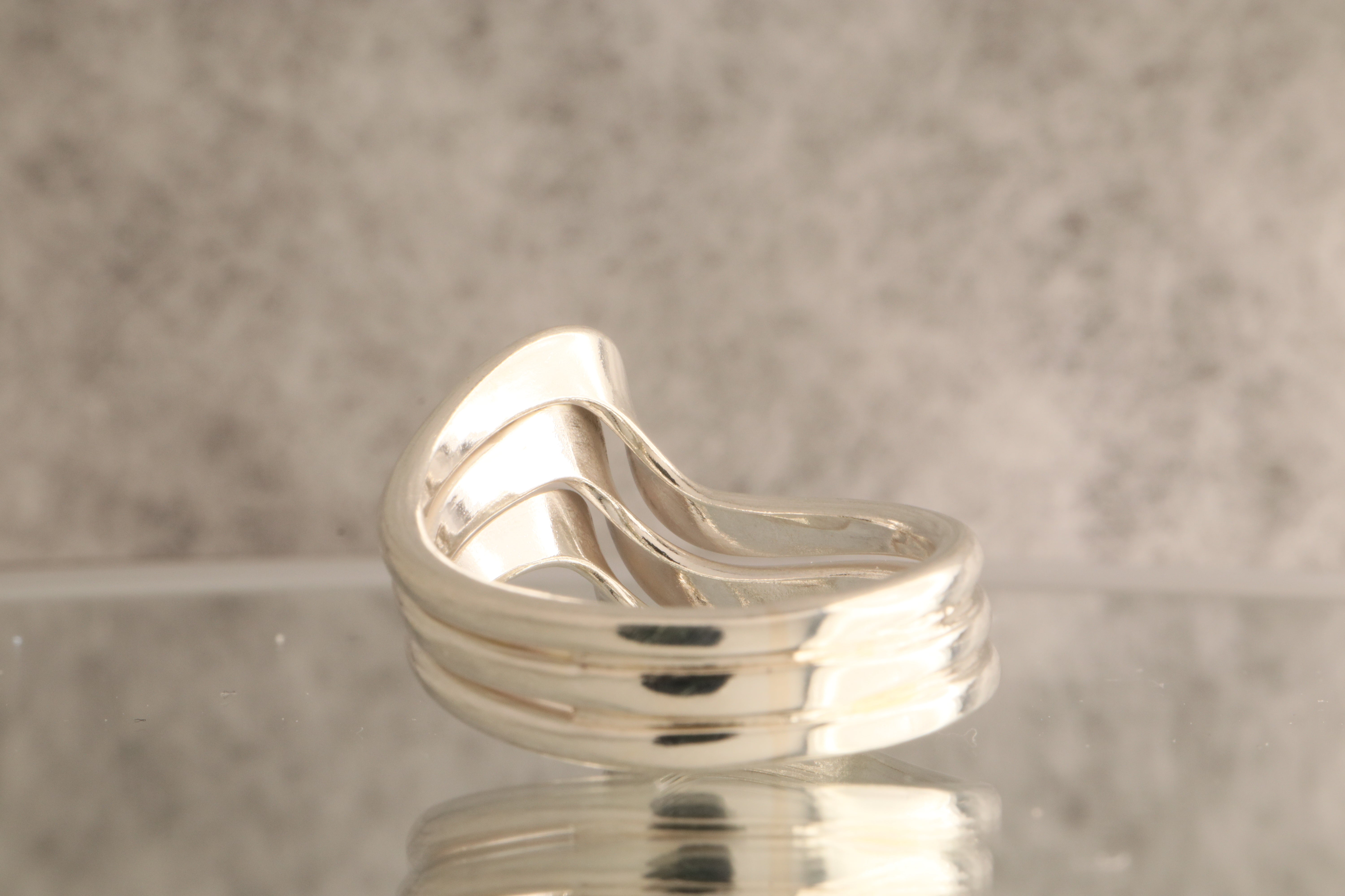 Wave Harmony - Over 7 Grams Of 925 Sterling Silver Ring