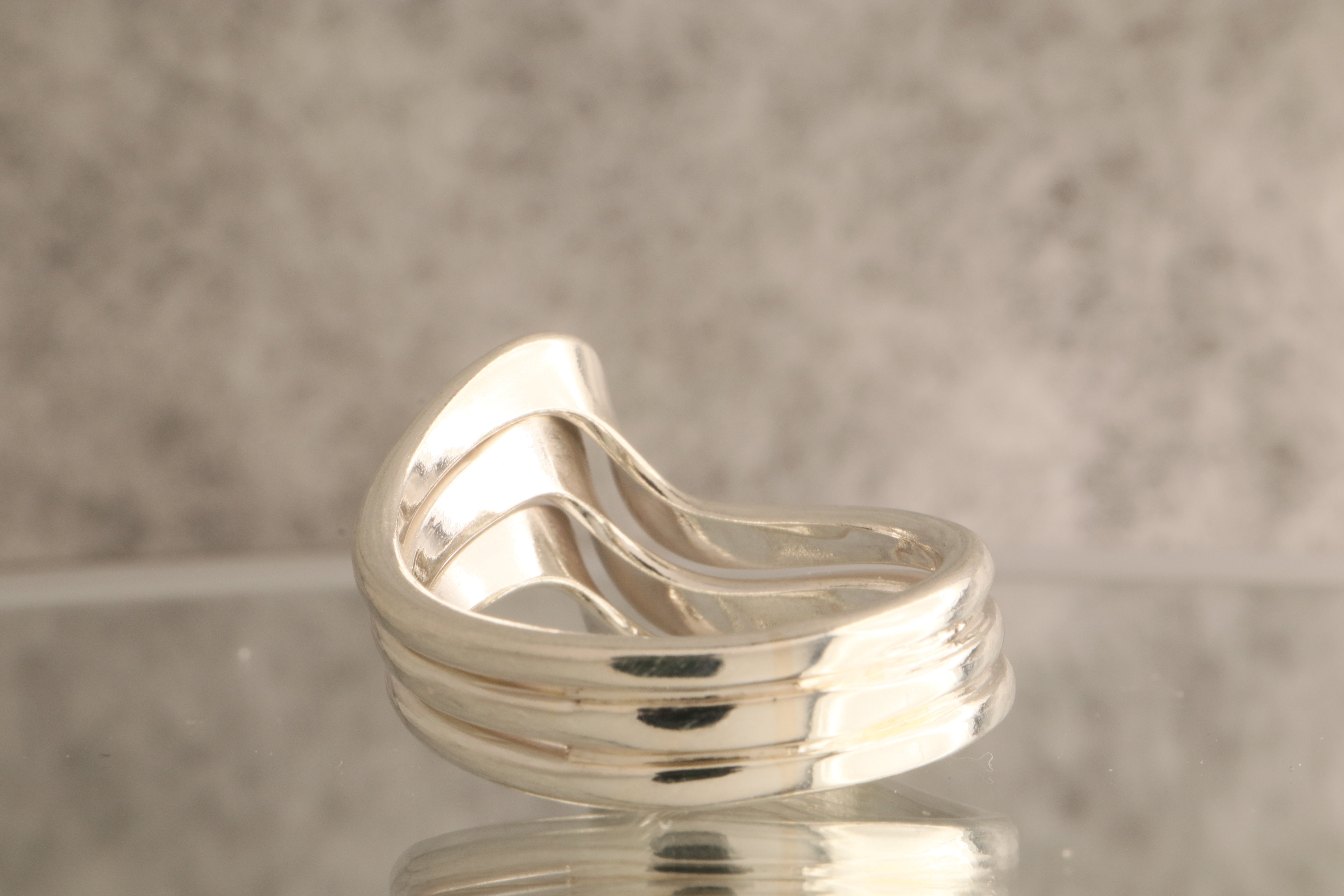 Wave Harmony - Over 7 Grams Of 925 Sterling Silver Ring