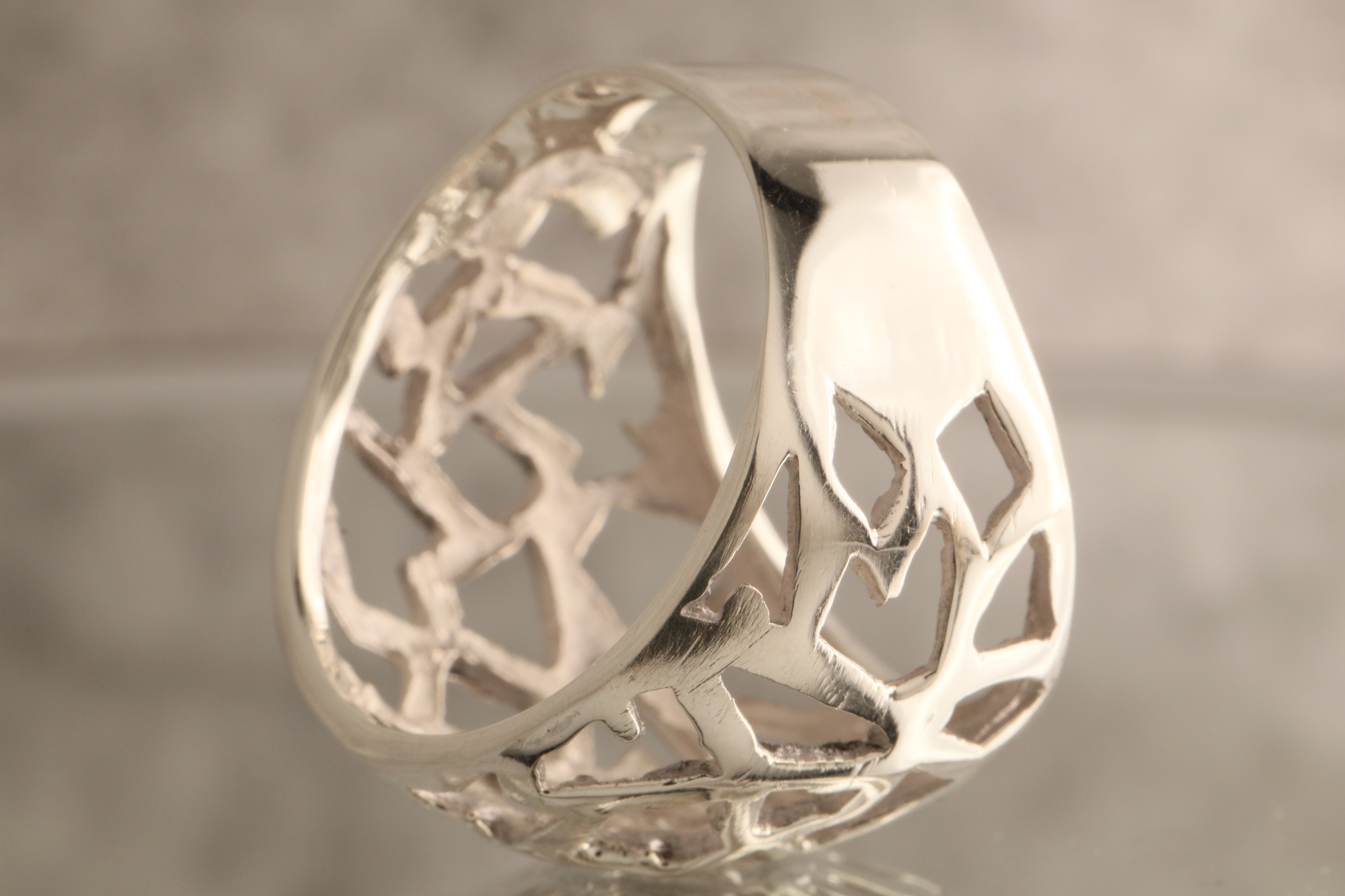 Cielo Fragmentado – Over 5 Grams Of 925 Sterling Silver Artisan Crafted Silver Ring