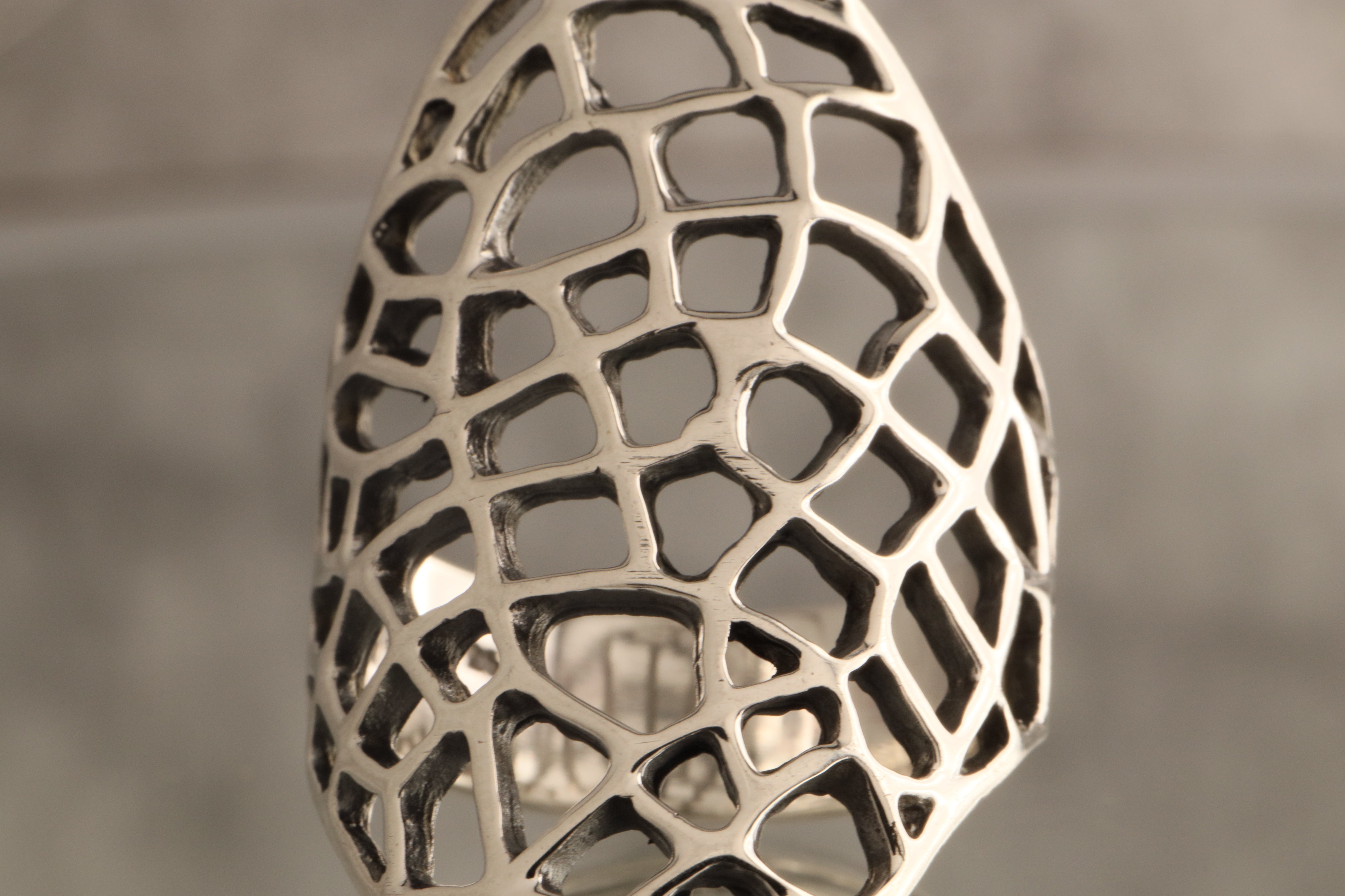 Ventana de Sueños – Intricate Lattice 8g Of 925 Sterling Silver Ring