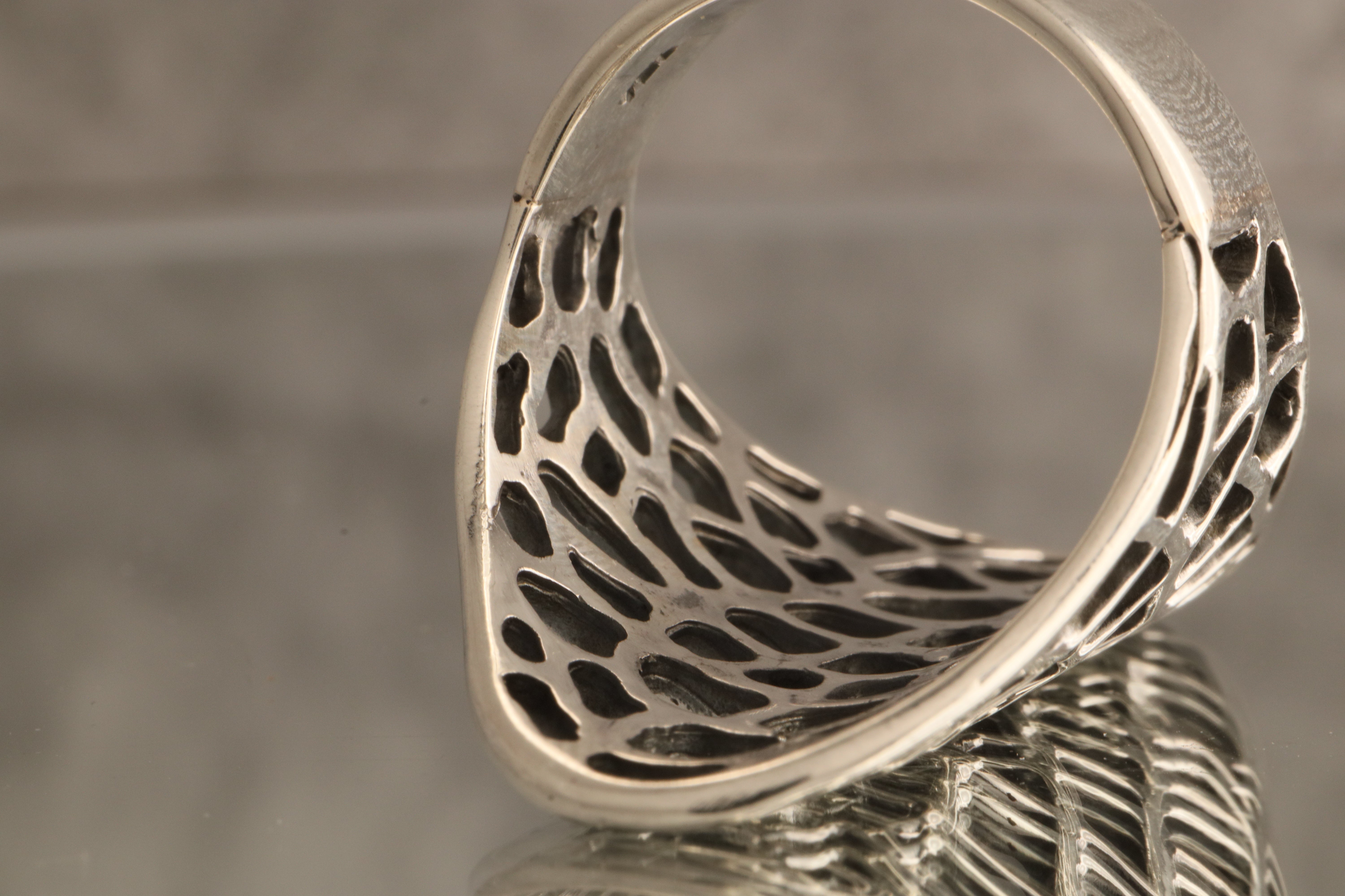 Ventana de Sueños – Intricate Lattice 8g Of 925 Sterling Silver Ring