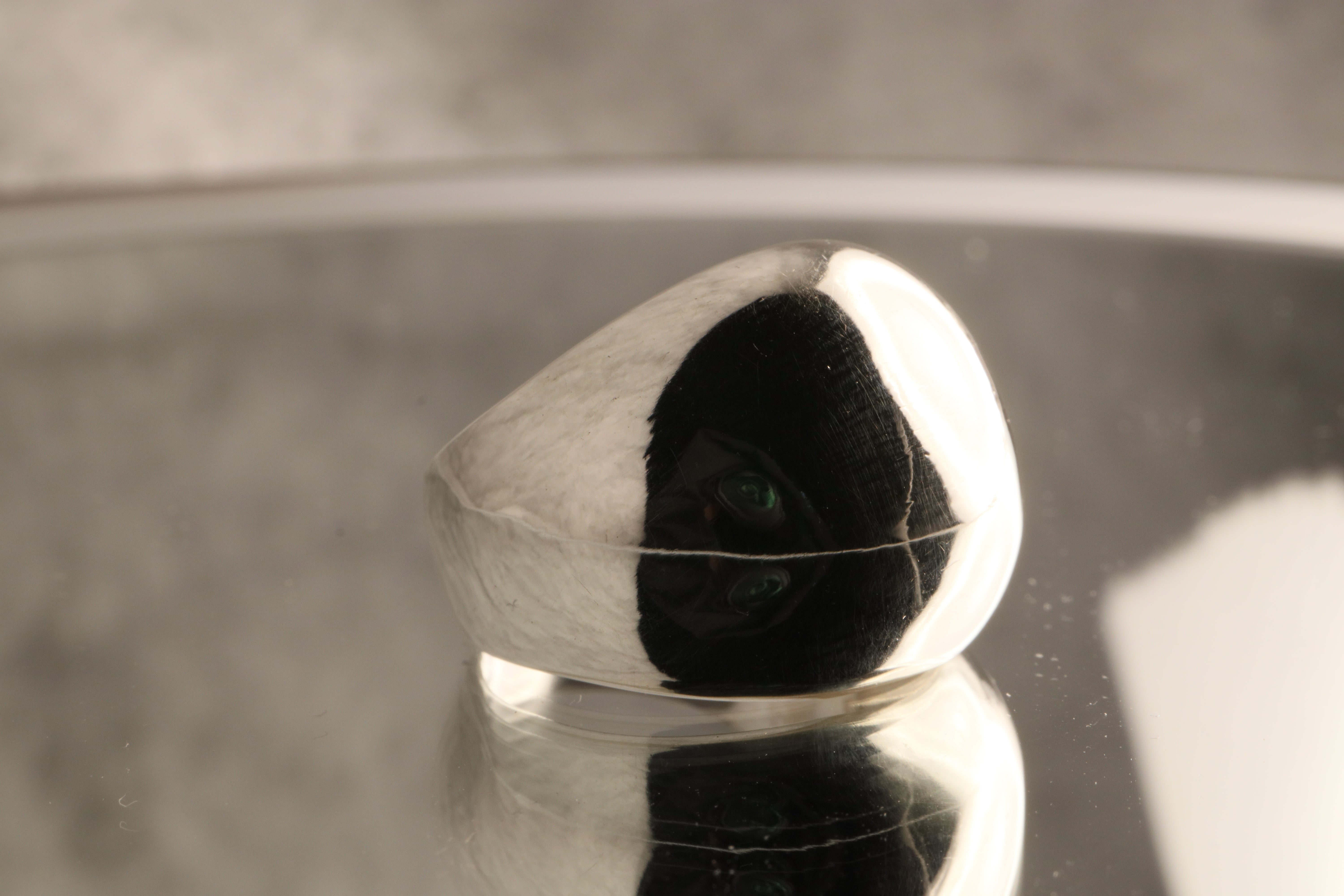 Radiant Flow - 12g  Of Sculpted 925 Sterling Silver Ring