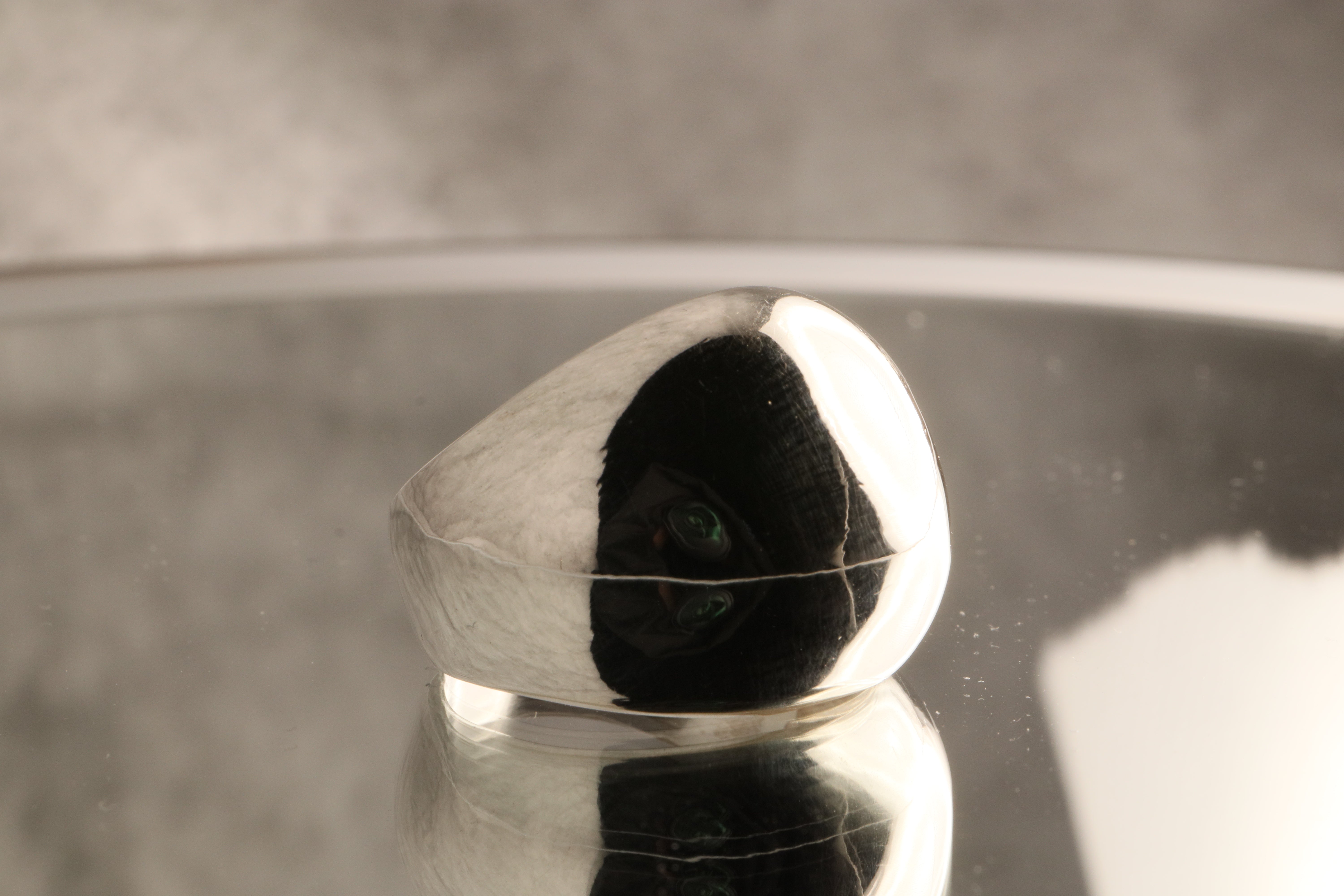 Radiant Flow - 12g  Of Sculpted 925 Sterling Silver Ring