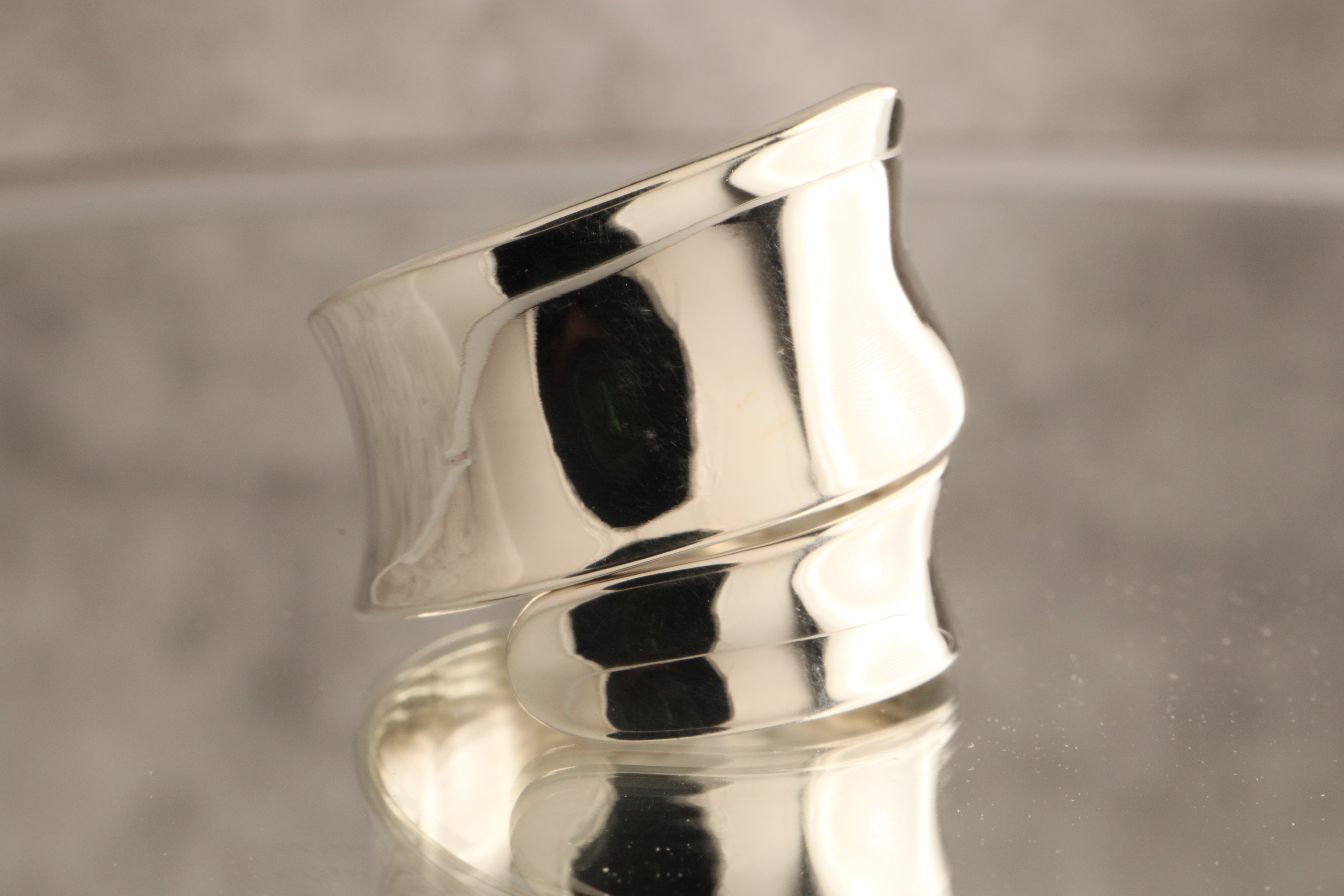 Elegance in Motion -  Wrap Ring 9 Grams Of 925 Sterling Silver Wrap Ring