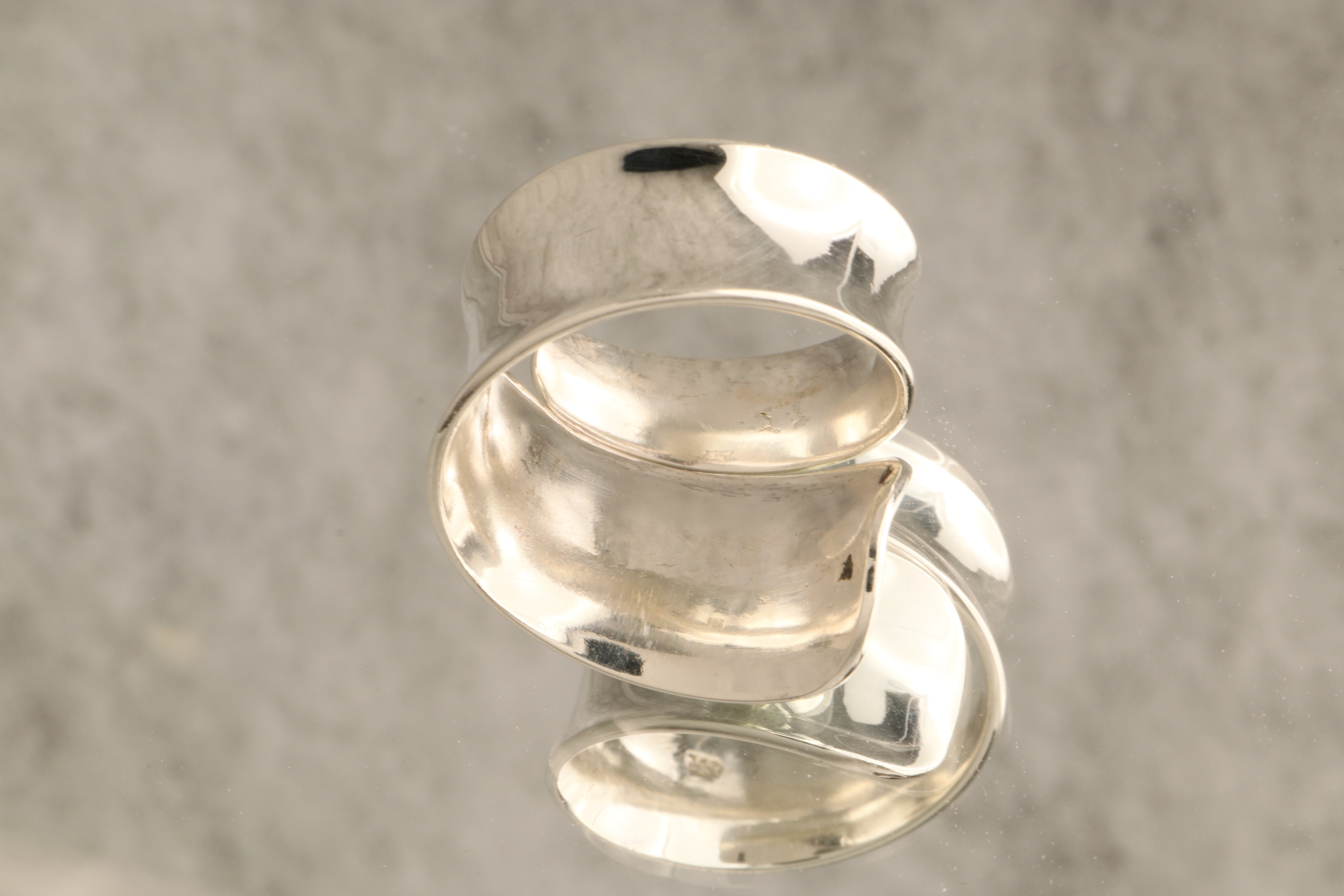 Elegance in Motion -  Wrap Ring 9 Grams Of 925 Sterling Silver Wrap Ring