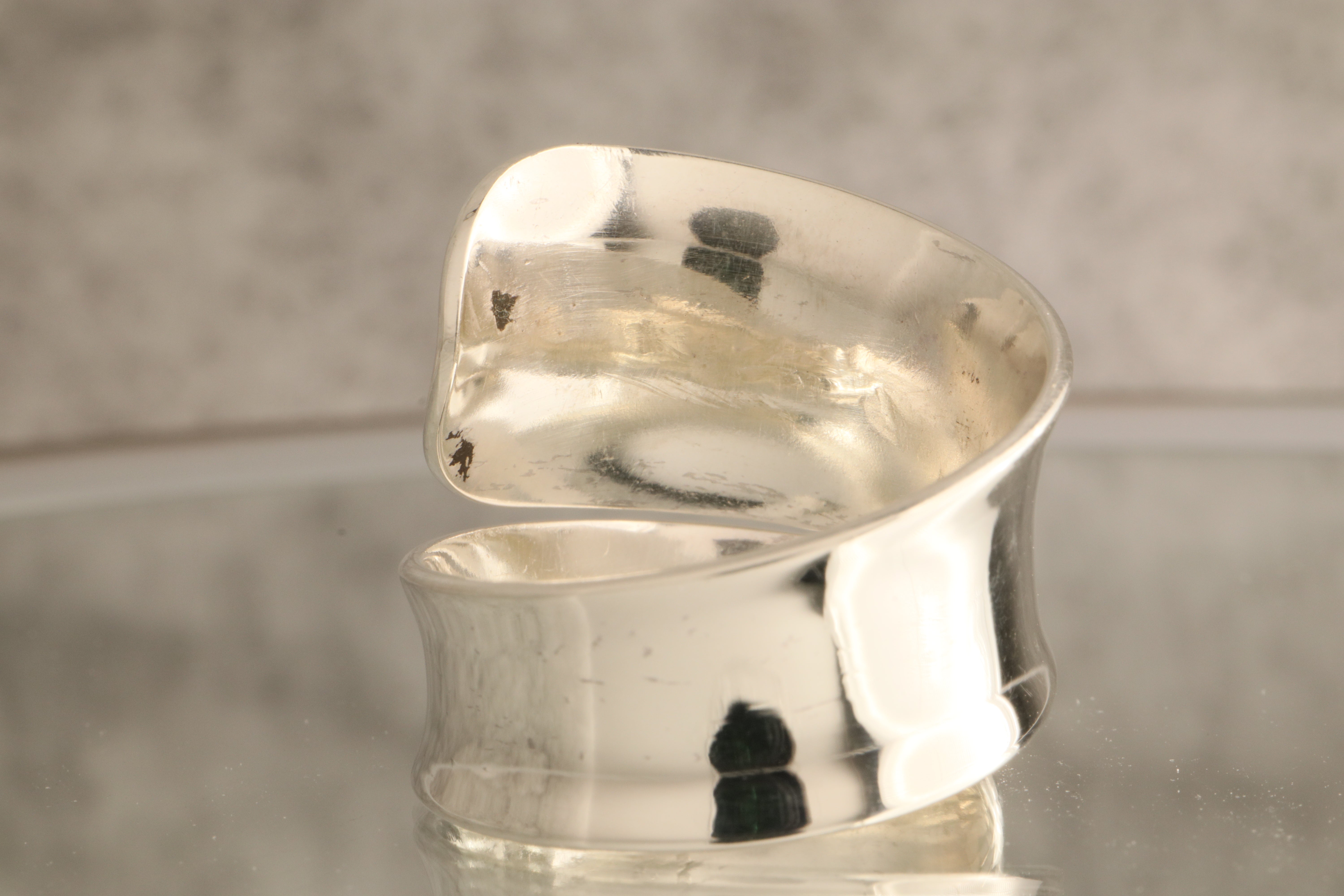 Elegance in Motion -  Wrap Ring 9 Grams Of 925 Sterling Silver Wrap Ring