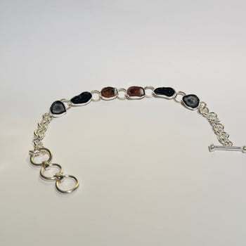 Earth’s Essence - Geode 925 Silver Bracelet