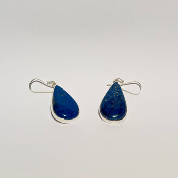 Wisdom of the Ages - Lapis Lazuli 925 Silver Earrings