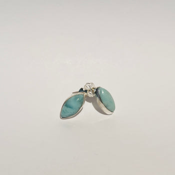 Ocean’s Calm - Larimar 925 Silver Earrings