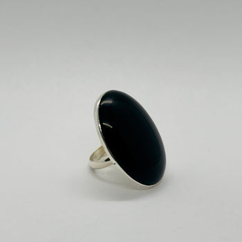 Shadow Stone - Onyx 925 Silver Ring