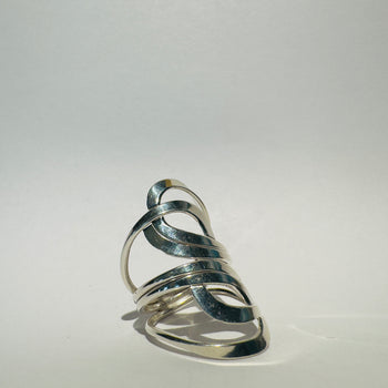 Flowing Vine - 925 Silver Ring