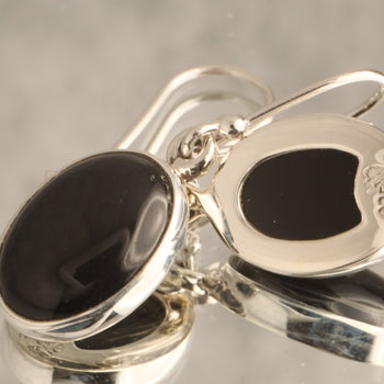 Guardian’s Shadow - Onyx 925 Silver Earrings