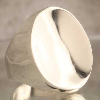 Espejo del Espíritu – Over 10g Of 925 Sterling Silver Bold Minimalist Ring