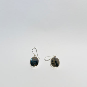 Aurora's Gleam - Labradorite 925 Silver Earrings